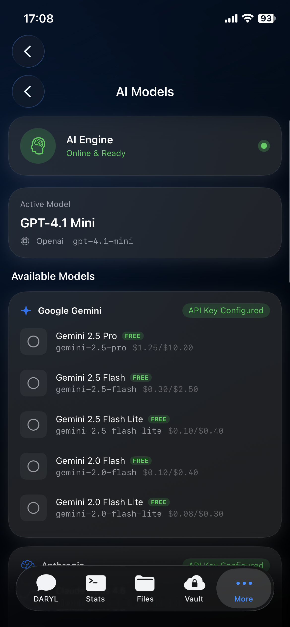 G-Claw AI Modes